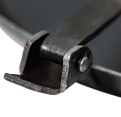 Convenient Company Medieval Folding Functional Camping Hiking Heavy Duty Food Prep Outdoor Cookware Kitchenware Frying Pan W/ Wood Handle -Knife & Sword HKP3062 04 60631.1689183848