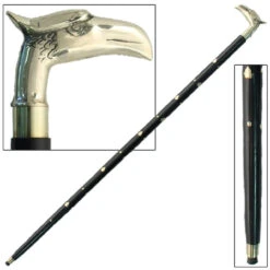 Brass Eagle Head Sheesham Cane -Knife & Sword IN10104 28765.1564501842