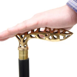 Botanical Sheesham Wooden Walking Cane -Knife & Sword IN10119 22578.1564502825