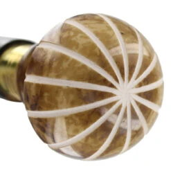 Optic Illusion Sheesham Wooden Walking Cane -Knife & Sword IN10120 33497.1595346048