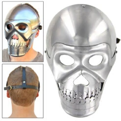 Polished Fantasy Street Jungle Face Mask Armor -Knife & Sword IN13001P20 87518.1564502821