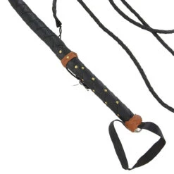 Handmade Spanish Main Leather Bull Whip -Knife & Sword IN13208 16552.1564503593