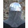 Viking Helmet Battle Armor 16G Steel And Chainmail