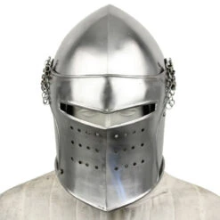 Detachable Visor Medieval Renaissance Barbute -Knife & Sword IN2236 66828.1564502104