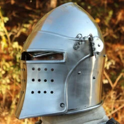 Detachable Visor Medieval Renaissance Barbute -Knife & Sword IN2236 81160.1564502104