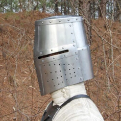 Great Helm Iron Cross Helmet