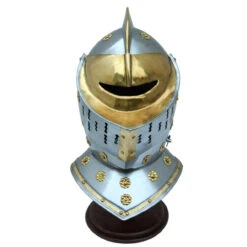 Helms Gates Golden Knight Steel Helmet -Knife & Sword IN2257 43534.1564503390