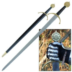 King Edward III Medieval Longsword Replica -Knife & Sword IN5522 25120.1564503324