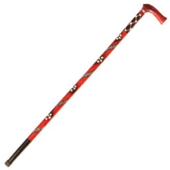 Handcrafted Eucalyptus Tribal Wars Walking Cane -Knife & Sword IN60138 A 61660.1668002997