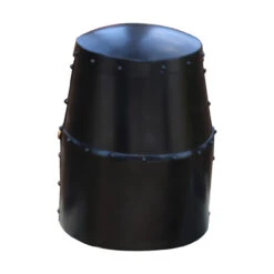 Knights Templar Brass Trimmed Crusader Practice Helmet Without Liner | Black | -Knife & Sword IN60635BK 73906.1618252945