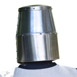 Knights Templar Brass Trimmed Crusader Practice Helmet Without Liner -Knife & Sword IN60635 46207.1598042463