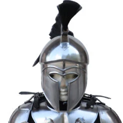 Ancient Greece Italo-Corinthian Helmet With Black Plume -Knife & Sword IN60646 37450.1571666623