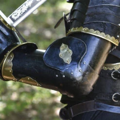 Armory Replicas ™ The Cursed Black Knight Functional Medieval Arm Armor -Knife & Sword IN60809 38023.1598968213