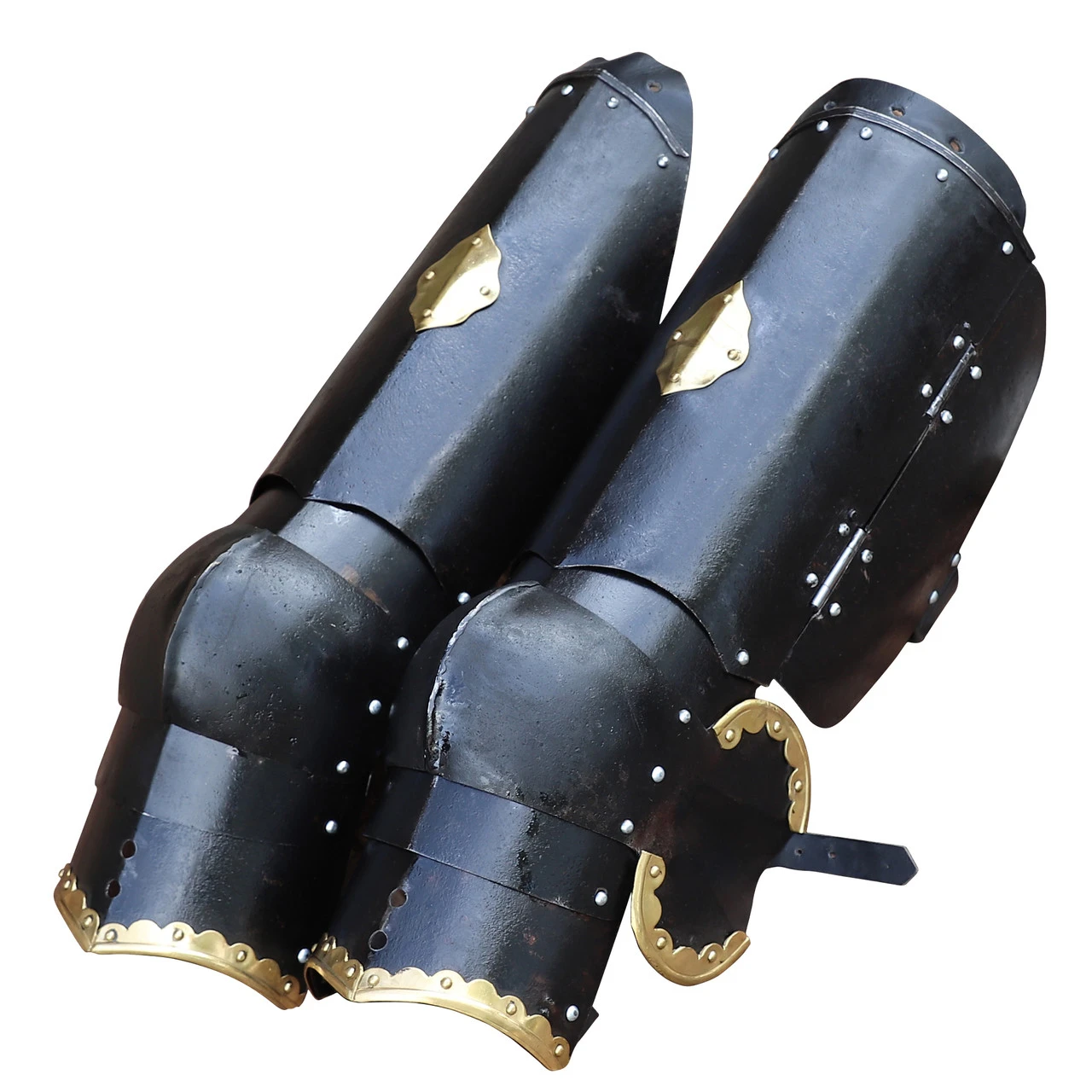 Armory Replicas ™ The Cursed Black Knight Functional Medieval Leg Armor 1 Armory Replicas ™ The Cursed Black Knight Functional Medieval Leg Armor