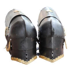 Armory Replicas ™ The Cursed Black Knight Functional Medieval Leg Armor 8 Armory Replicas ™ The Cursed Black Knight Functional Medieval Leg Armor -Knife & Sword IN60810 16243.1598632027