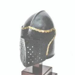Armory Replicas  The Cursed Black Knight Functional Medieval Helmet Armor