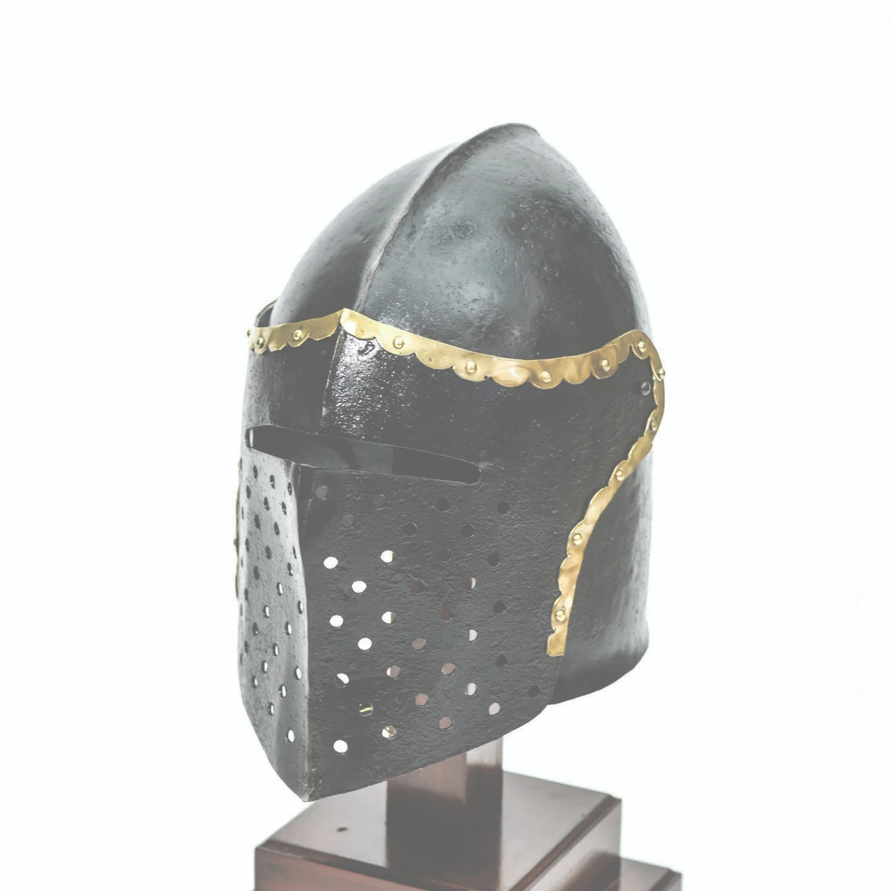 Armory Replicas The Cursed Black Knight Functional Medieval Helmet Armor 1 Armory Replicas The Cursed Black Knight Functional Medieval Helmet Armor