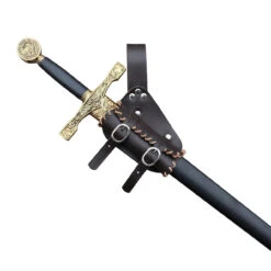 Deluxe Leather Sword Frog Holster Holder Weapon Accessory -Knife & Sword IN60815 22394.1582540531