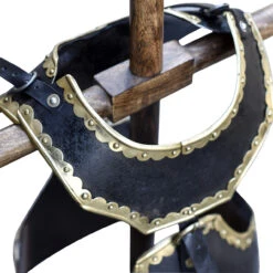 Armory Replicas  The Cursed Black Knight Functional Medieval Cuirass Gorget Set [M] -Knife & Sword IN60824M 04225.1602689127