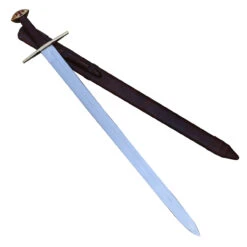 Medieval European Functional Full Tang EN45 High Carbon Steel Knightly Arming Sword With Templar Cross -Knife & Sword IN60905 13479.1618331288