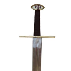 Medieval European Functional Full Tang EN45 High Carbon Steel Knightly Arming Sword With Templar Cross -Knife & Sword IN60905 25122.1618331288