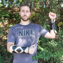 Kings Ransom Handmade Leather Bracer Set -Knife & Sword IN6105 76615.1564503603