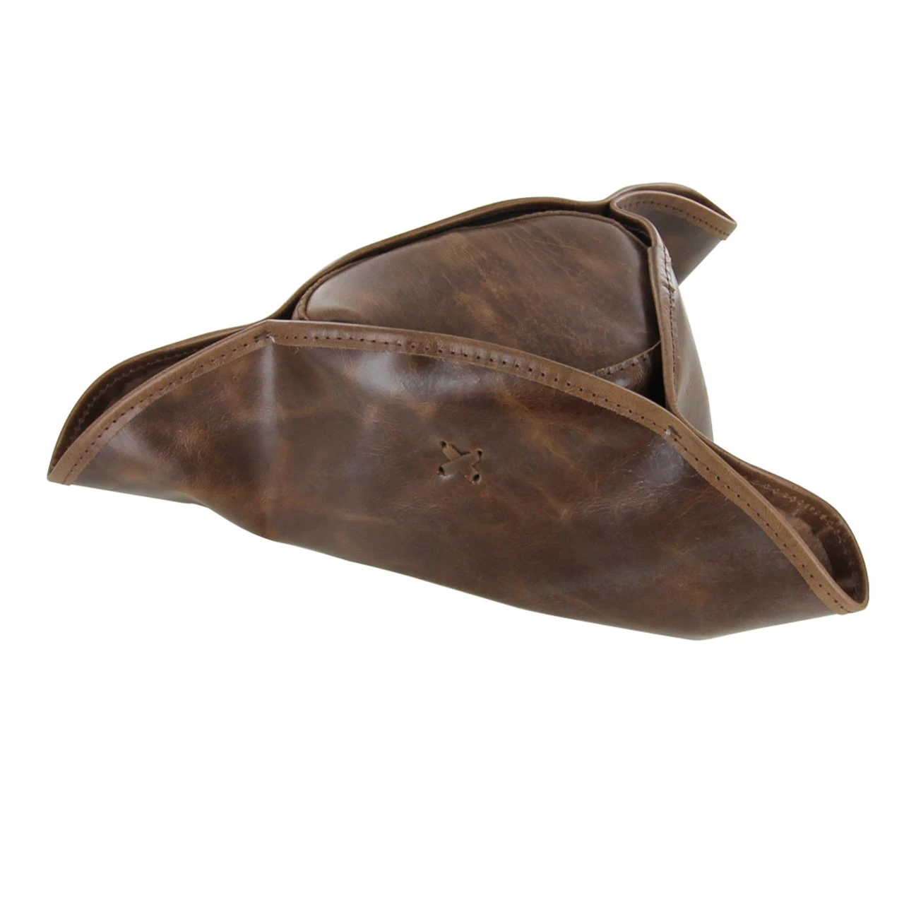 Colonial Leather Pirate Tricorn 3 Colonial Leather Pirate Tricorn - Image 3
