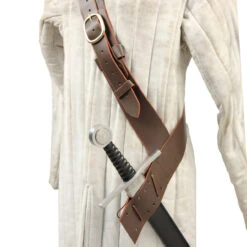 Kings Guard Medieval Baldric Belt Brown -Knife & Sword IN6421BR 11916.1564502843