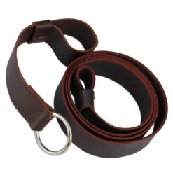 Merchants Premium Leather Double Strap Sword Belt -Knife & Sword IN6428BR 63716.1564503181