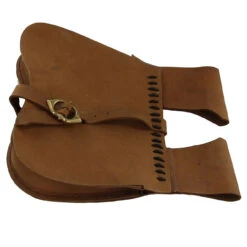 Medieval Renaissance Simple Natural Leather Soldier Pouch -Knife & Sword IN6713N 34542.1564501565