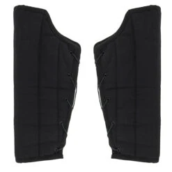 Padded Cotton Battle Cry Full Leg Greaves Set -Knife & Sword IN7205BK 71430.1564503717