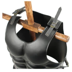 Medieval Muscle Body Armor Cuirass Flat Black 5 Medieval Muscle Body Armor Cuirass Flat Black -Knife & Sword IN9125BKL20 83541.1675276110