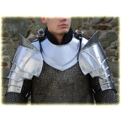 Steel Warrior Pauldron Medieval Shoulder Armor Set -Knife & Sword IN9203 03527.1564501261