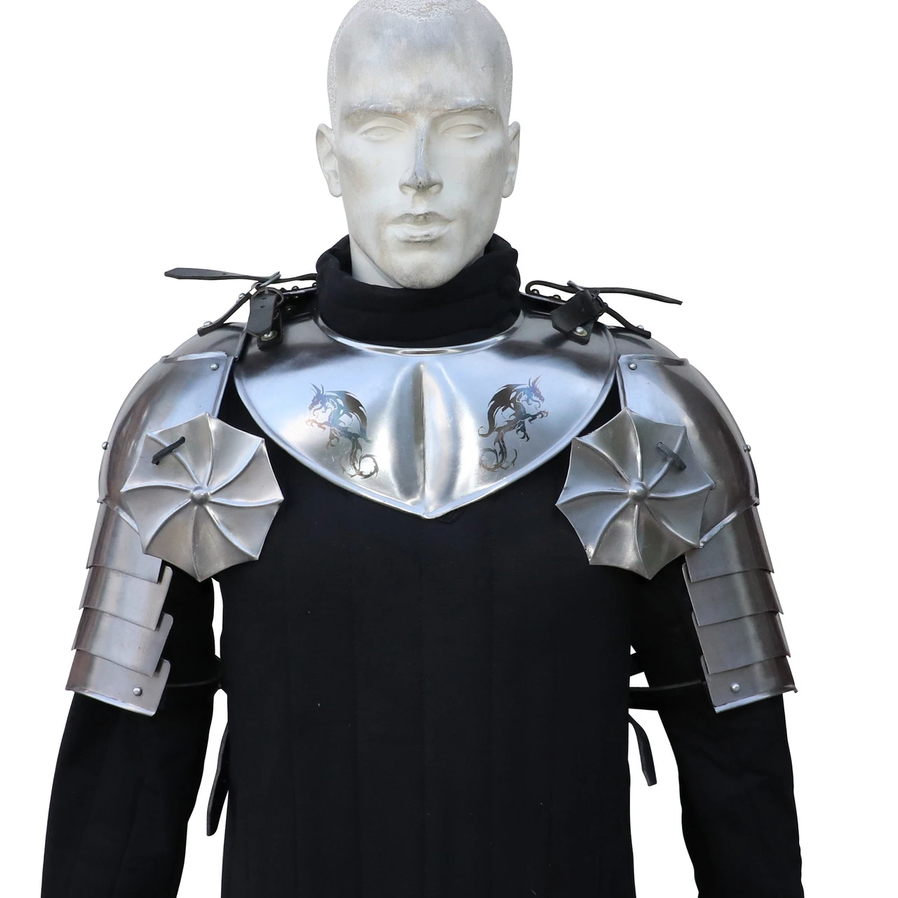 Thirst For War Medieval Armor Pauldron With Rondel Set 4 Thirst For War Medieval Armor Pauldron With Rondel Set - Image 4