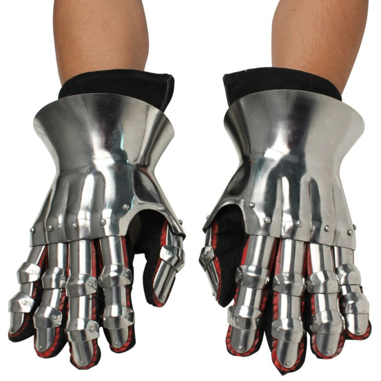 Medieval Renaissance Functional Hourglass Gauntlets Set 4 Medieval Renaissance Functional Hourglass Gauntlets Set - Image 4