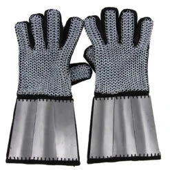 Medieval Holy Land And Defender Chainmail Gauntlets With Plates -Knife & Sword IN9411 63548.1564503724