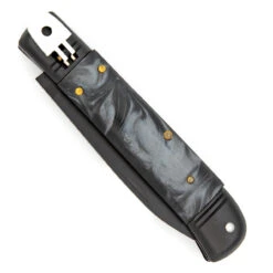 Splayed Stars Lever Lock Automatic Knife With Black Pearl Handle -Knife & Sword LV2453 77856.1661800590