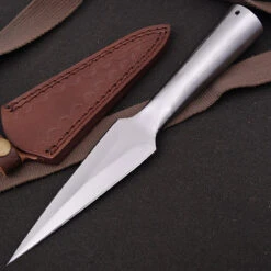 High Carbon Steel Sharpened Throwing Spear Head 9 High Carbon Steel Sharpened Throwing Spear Head -Knife & Sword PKS2278 23167.1603375991