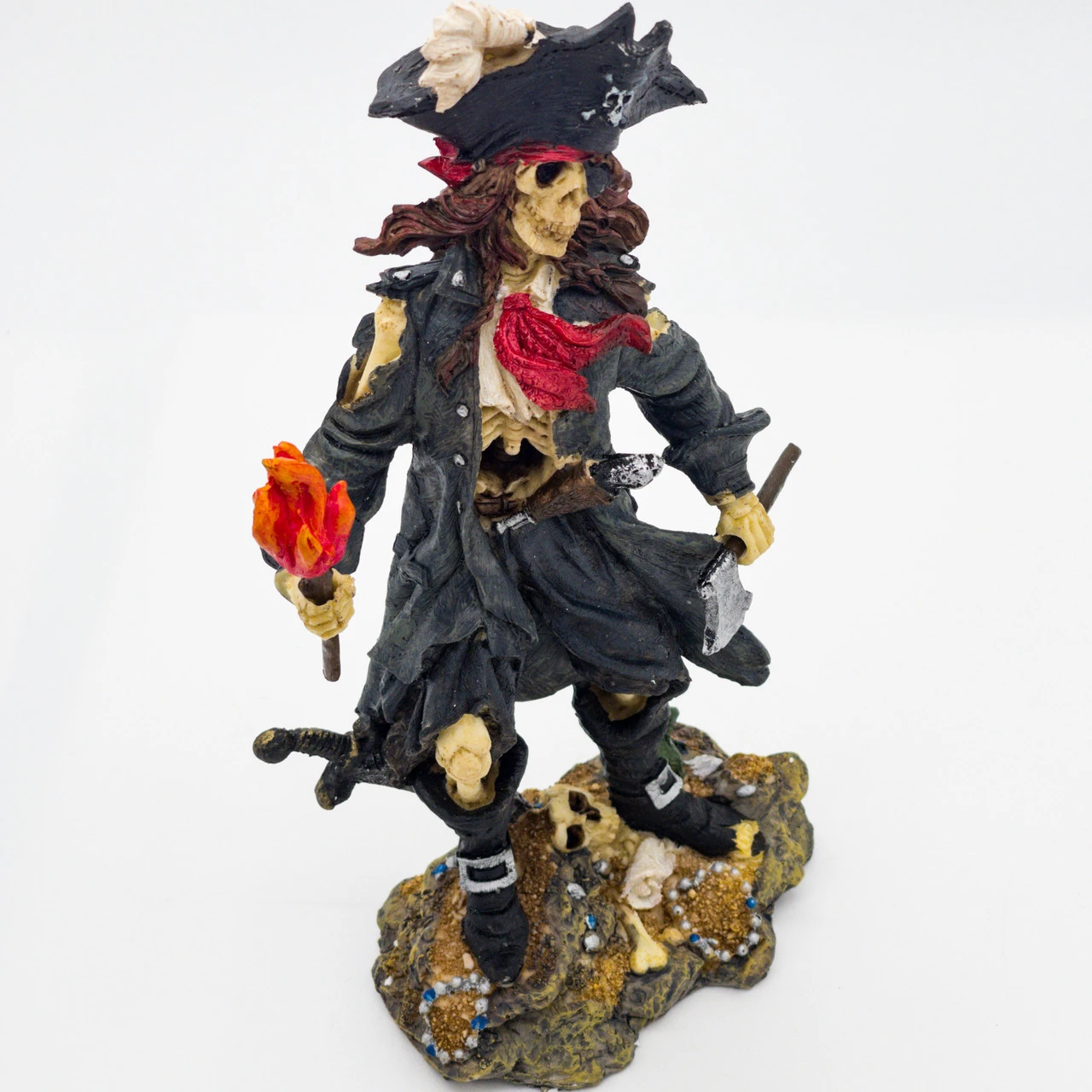 Isla De Muerta Skeleon Pirate Captain Figure Statue 3 Isla De Muerta Skeleon Pirate Captain Figure Statue - Image 3