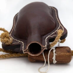 Hand Crafted Costrel Leather Canteen Bottle -Knife & Sword SAMP148 75501.1680273830