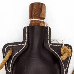 Hand Crafted Genuine Leather Costrel Pilgrim Bottle -Knife & Sword SAMP149 57189.1680273505