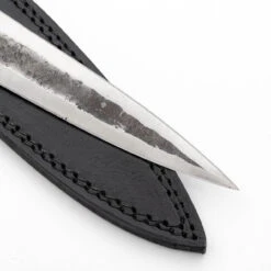 Toppling Stream Functional Hand Forged Double Edged Medieval Inspired Antique Finish Dagger W/ Leather Wrapped Handle -Knife & Sword SAMP152 43362.1680029009