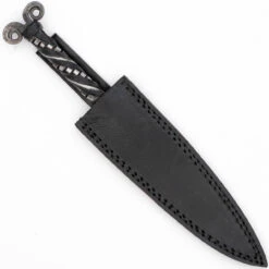 Toppling Stream Functional Hand Forged Double Edged Medieval Inspired Antique Finish Dagger W/ Leather Wrapped Handle -Knife & Sword SAMP152 92761.1680029009