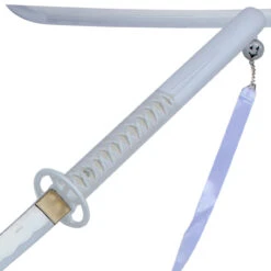 White Snow 1065 High Carbon Steel Full Tang Handmade Anime Replica Katana Sword