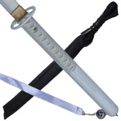 White Snow 1065 High Carbon Steel Full Tang Handmade Anime Replica Katana Sword 5 White Snow 1065 High Carbon Steel Full Tang Handmade Anime Replica Katana Sword -Knife & Sword SK688H 43884.1610724427