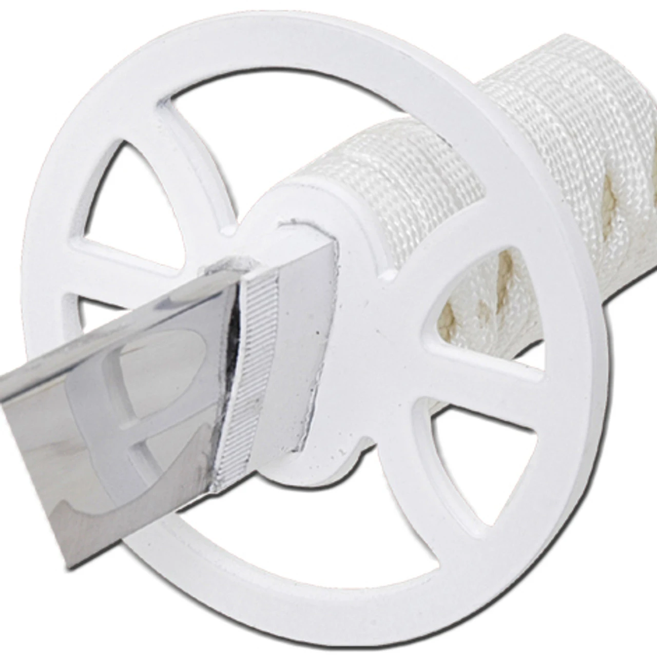 White Snow Anime Replica Carbon Steel Decorative Katana Sword 2 White Snow Anime Replica Carbon Steel Decorative Katana Sword - Image 2