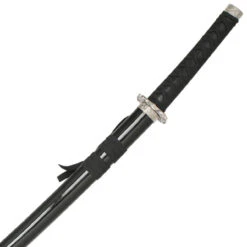 Japanese Katana Samurai Sword Black And Silver