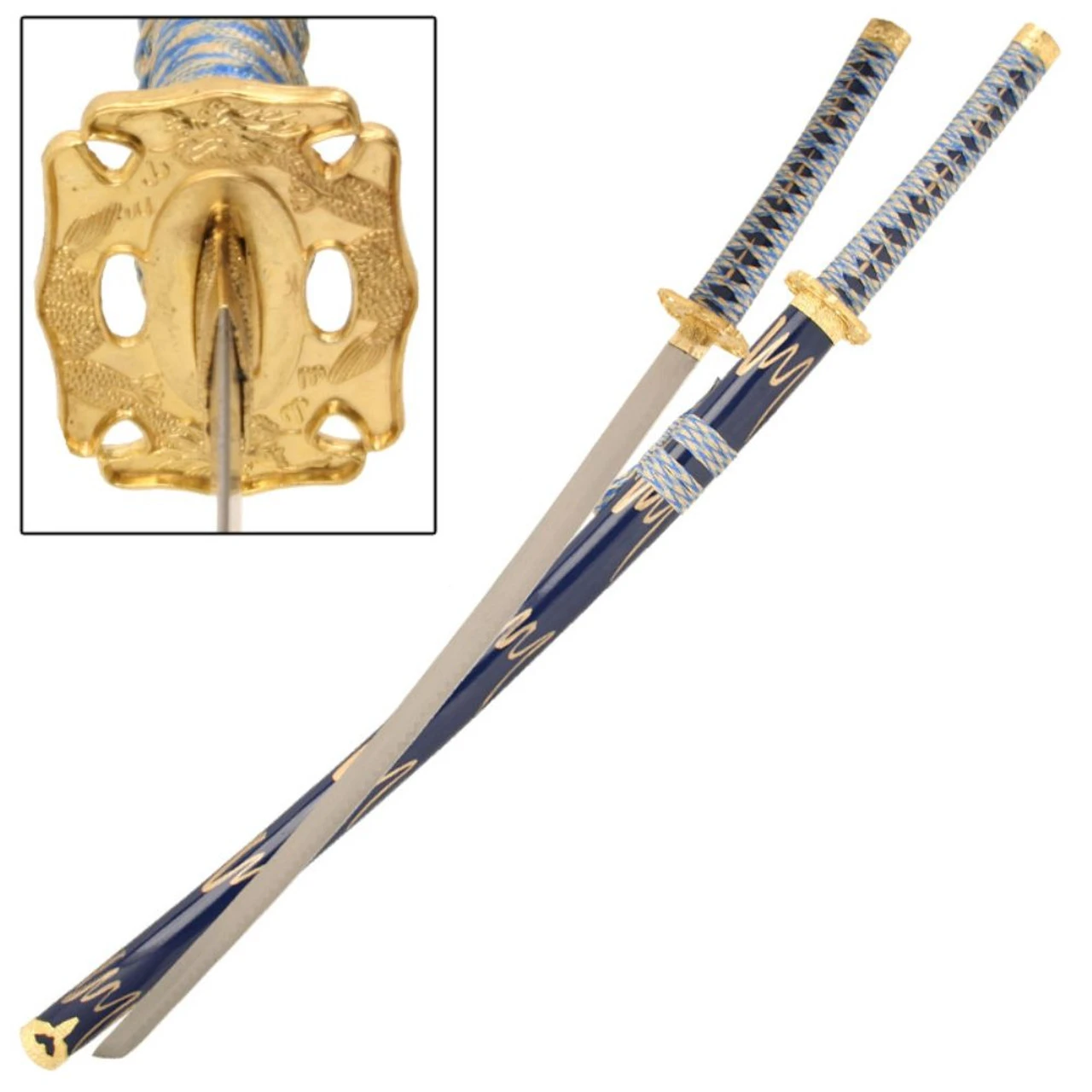 Golden Dragon Japanese Katana Samurai Sword 3 Golden Dragon Japanese Katana Samurai Sword - Image 3