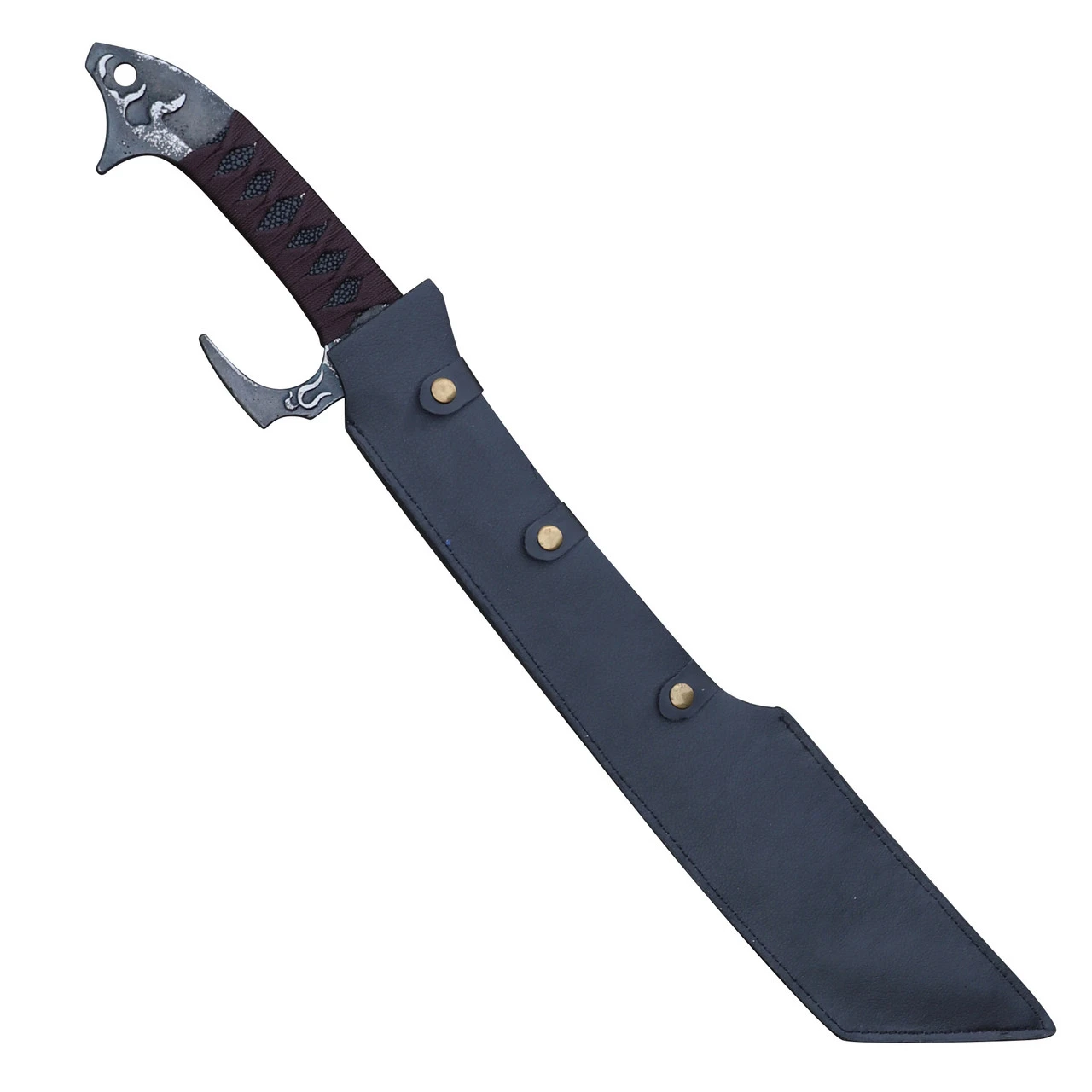 Bringer Of Hell Fire Large Full Tang Machete Cleaver Sword 2 Bringer Of Hell Fire Large Full Tang Machete Cleaver Sword - Image 2