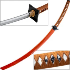 Battle Ready Afro's Taich Samurai Katana Handmade -Knife & Sword SS2430 50317.1646428774